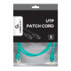 Patch cord Kat.6 UTP 1m zielony 
