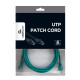 Patch cord Kat.6 UTP 3m zielony 
