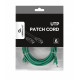 Patch cord Kat.6 UTP 5m zielony 