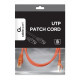 Patch cord Kat.6 UTP 1m czerwony 