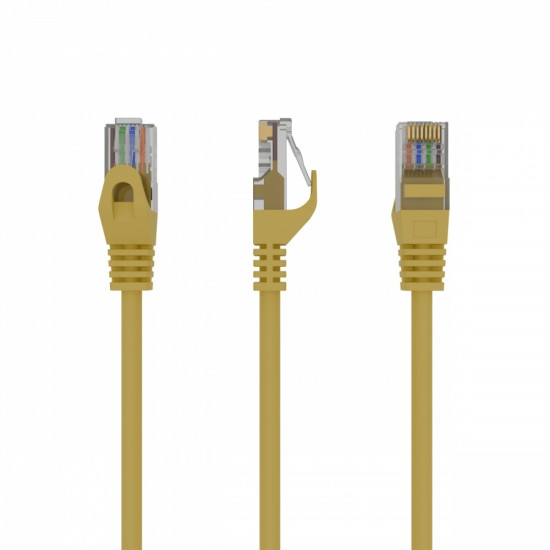 Patch cord Kat.6 UTP 2m żółty 