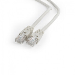 Patch cord kat.6 miedź UTP 15m szary