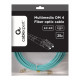 Kabel światłowodowy wielomodowy duplex OM4 50/125,LC/LC,25m