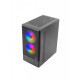 Obudowa MARS MC-ONYX Czarna mATX x3ARGB 