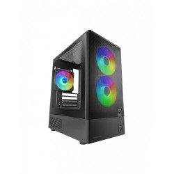 Obudowa MARS MC-ONYX Czarna mATX x3ARGB 