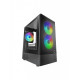 Obudowa MARS MC-ONYX Czarna mATX x3ARGB 