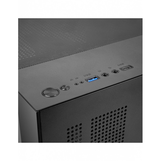 Obudowa MARS MC-CUBE 1xARGB mATX black 