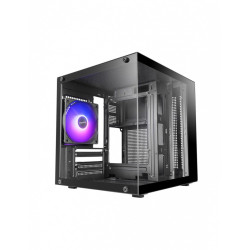 Obudowa MARS MC-CUBE 1xARGB mATX black 