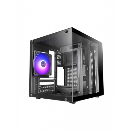 Obudowa MARS MC-CUBE 1xARGB mATX black 