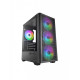 Obudowa MARS MC-VECTOR Czarna mATX 4xARGB 