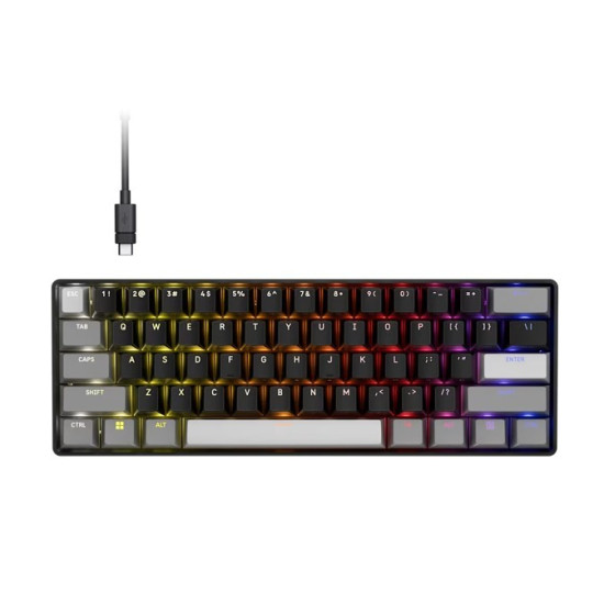 Klawiatura gamingowa Clipper Pro Mini 60 Core czarna