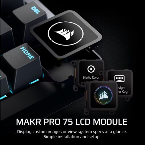 Klawiatura gamingowa Makr Pro 75 Carbon 