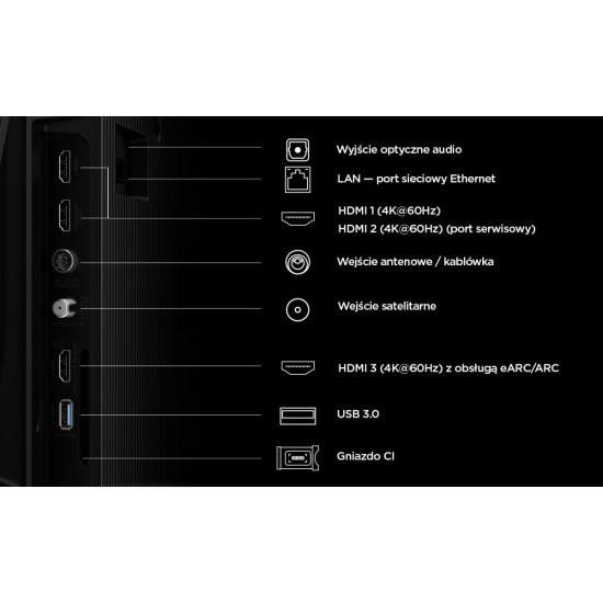 Telewizor LED 55 cali 55P6L