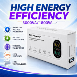 Stabilizator napięcia AVR 3000VA | 1800W 