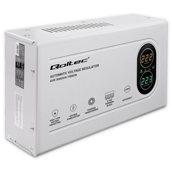 Stabilizator napięcia AVR 3000VA | 1800W 