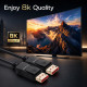 Kabel DispalyPort M/M v2.1 | 54G | 0.5m 