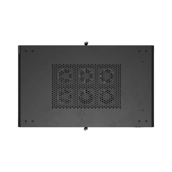 Szafa instalacyjna rack stojąca 19 cali 27U 600x1000 drzwi przeszklone (Flat pack) czarna