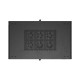 Szafa instalacyjna rack stojąca 19 cali 27U 600x1000 drzwi przeszklone (Flat pack) czarna