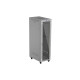 Szafa instalacyjna rack stojąca 19 cali 42U 600x1000 drzwi przeszklone LCD (Flat pack) szara