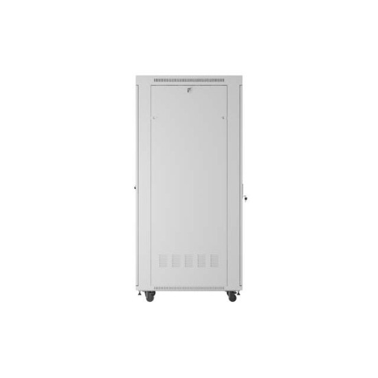Szafa instalacyjna rack stojąca 19 cali 42U 600x1000 drzwi przeszklone LCD (Flat pack) szara
