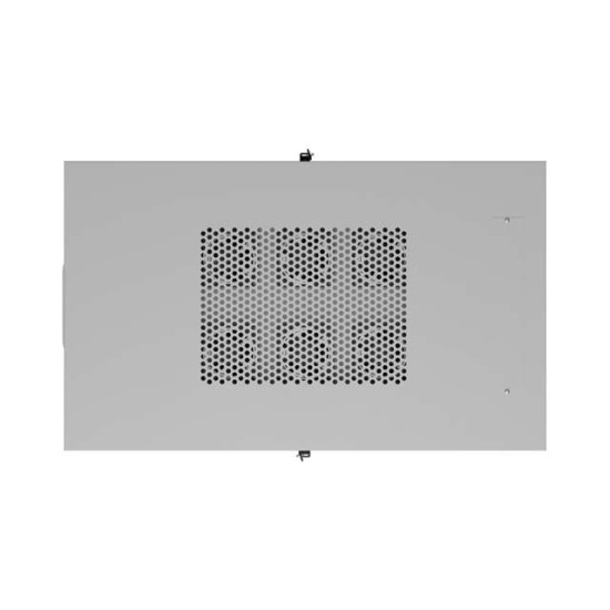 Szafa instalacyjna rack stojąca 19 cali 42U 600x1000 drzwi przeszklone LCD (Flat pack) szara