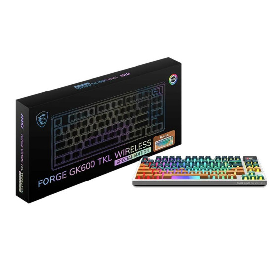 Klawiatura bezprzewodowa Forge GK600 TKL Mars US 