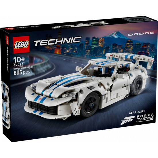 Klocki Technic 42234 Samochód sportowy Dodge Viper GTS-R