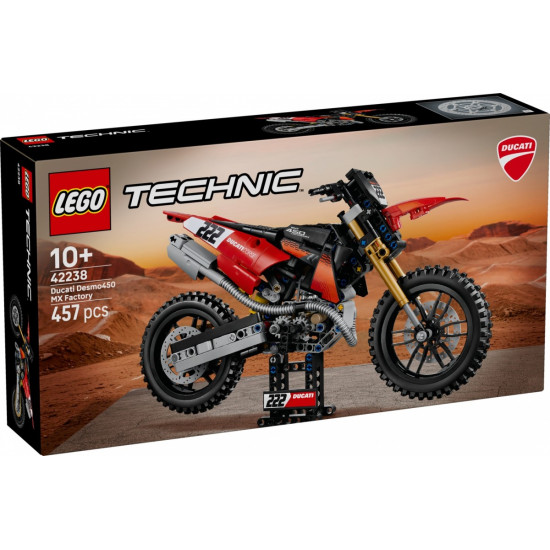 Klocki Technic 42238 Motocykl Ducati Desmo450 MX Factory