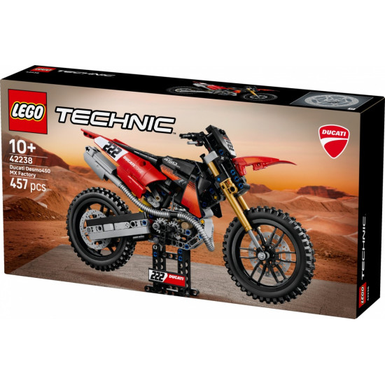 Klocki Technic 42238 Motocykl Ducati Desmo450 MX Factory
