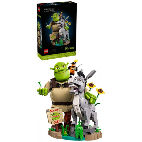 Klocki Shrek 72423 Shrek, Osioł i Kot w butach