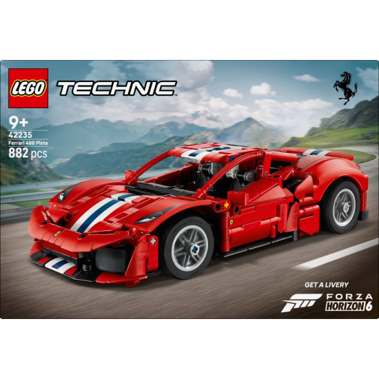 Klocki Technic 42235 Samochód Ferrari 488 Pista
