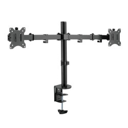 Uchwyt do 2 x monitor 17-32 cali, ramie 390 mm 