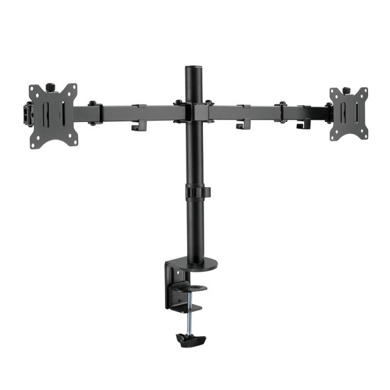 Uchwyt do 2 x monitor 17-32 cali, ramie 390 mm 