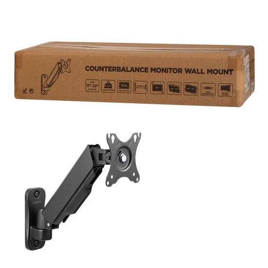 Uchwyt ścienny do monitora, 17-32 cale max 9kg 