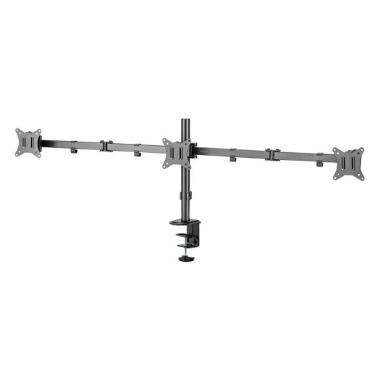 Uchwyt na 3 monitory 17 -27 cali, max 7kg na ramie 