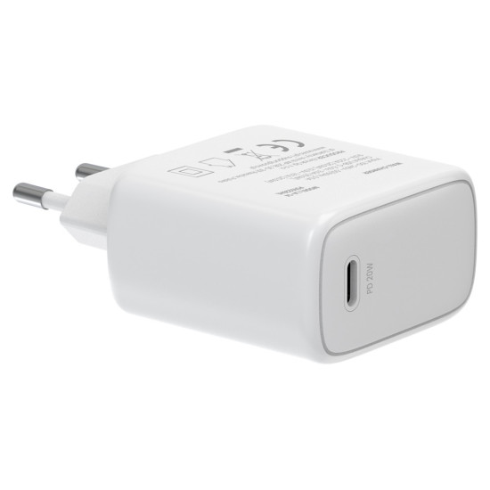 Ładowarka sieciowa 20W Power Delivery 3.0, Biała LA-14