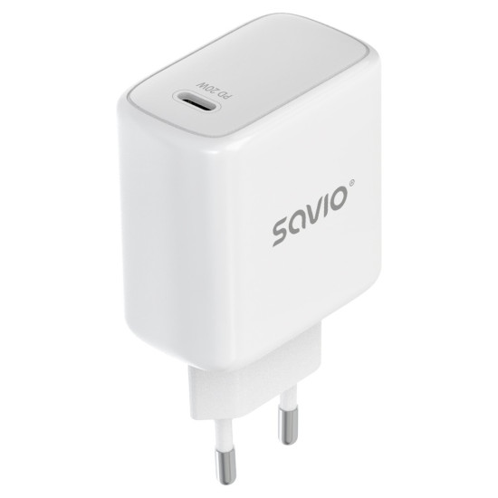 Ładowarka sieciowa 20W Power Delivery 3.0, Biała LA-14