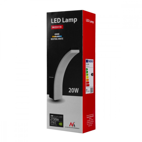 Lampa LED 20W IP65 MCE511 B 
