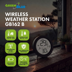 Bezprzewodowa stacja pogody GB162 B 