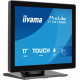Monitor 17 cali T1721MSC-B3 pojemnościowy 10pt.,TN, IPX3, HDMI, VGA, 5ms, 5:4, 2x2W, 7h