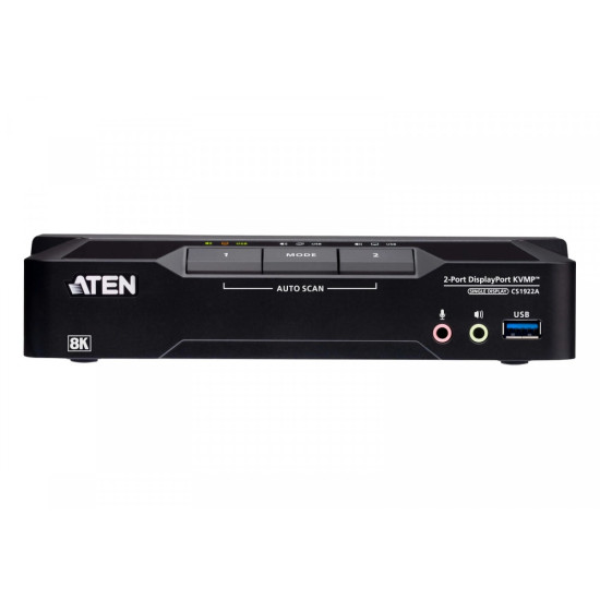 *2-Port USB 3.0 8K DP KVMP Switch 