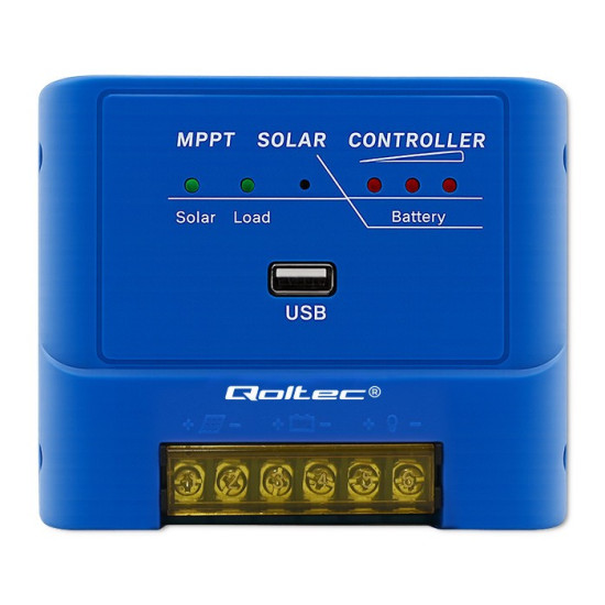 Solarny regulator ładowania MPPT 15A | 12V/24V | LiFePO4 