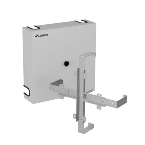 Stelaż zapasu kabla 400x400 szary  AK-3144-S 