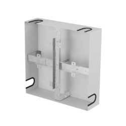 Stelaż zapasu kabla 400x400 szary  AK-3144-S 