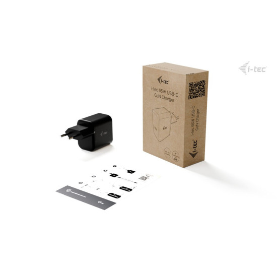 Ładowarka 65W USB-C GaN Charger PD 65W czarna