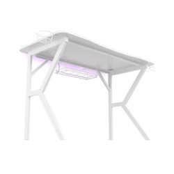 Biurko Gamingowe Genesis Holm 320 RGB białe 