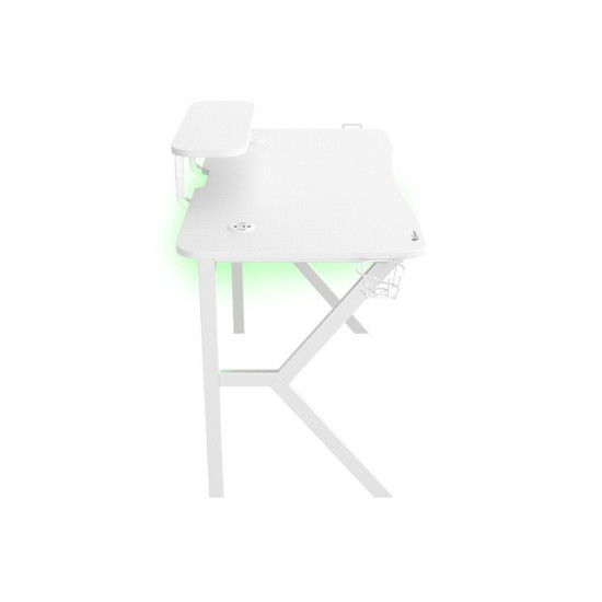 Biurko Gamingowe Genesis Holm 320 RGB białe 