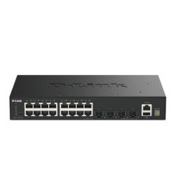 Przełącznik zarządzalny DGS-1530-20/E 16 Ports GE + 4 Ports 10G SFP+ Smart