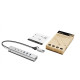 Hub USB-C/USB-A Metal Hub 6 port 3xUSBc/3xUSBa 