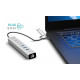 Hub USB-C/USB-A Metal Hub 6 port 3xUSBc/3xUSBa 